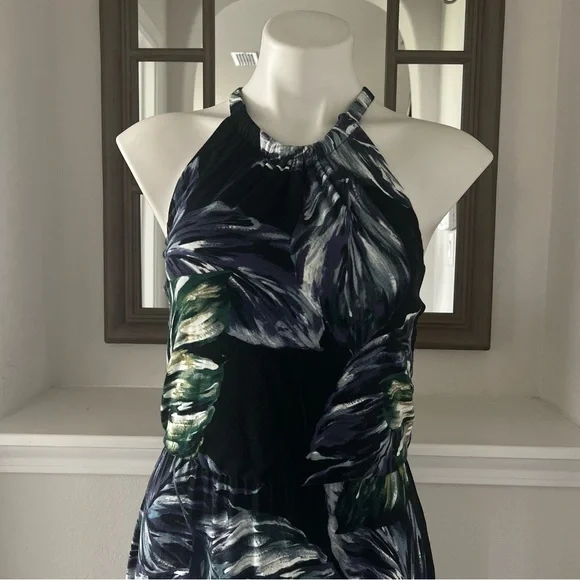 Anthropologie’s Cynthia Rowley Tiered Halter Maxi Dress Size S New w/Tag - Picture 6 of 10